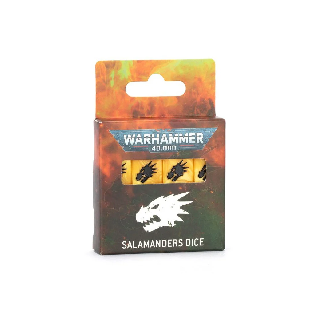 Warhammer 40000: Salamanders Dice (55-63)