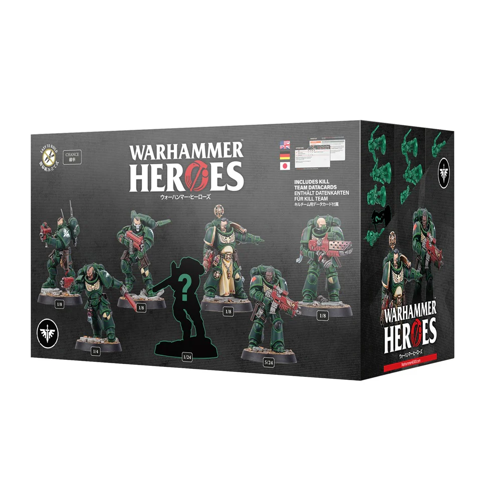 Warhammer 40k Space Marine Heroes: Dark Angels Display - Image 2