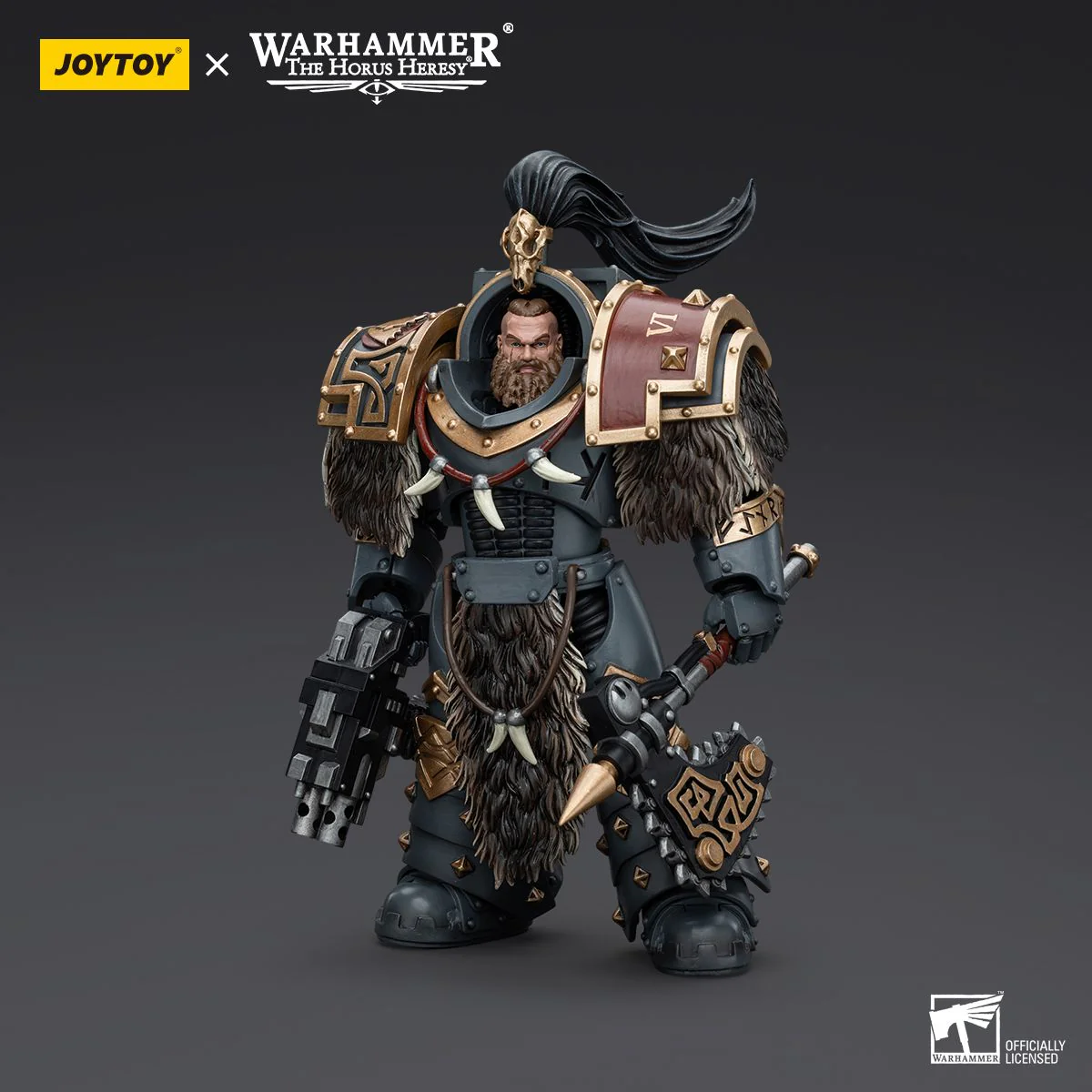 Warhammer Collectibles: 1/18 Scale Space Wolves Varagyr Wolf Guard Squad Varagyr Terminator 4 (Preorder) - Image 3