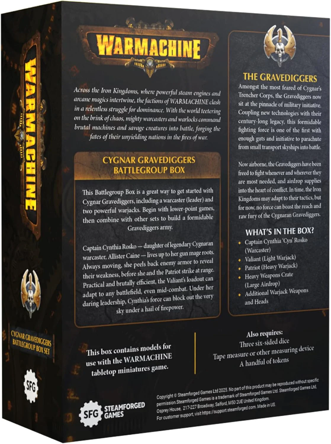 Warmachine: Cygnar Gravediggers Battlegroup Box - Image 2