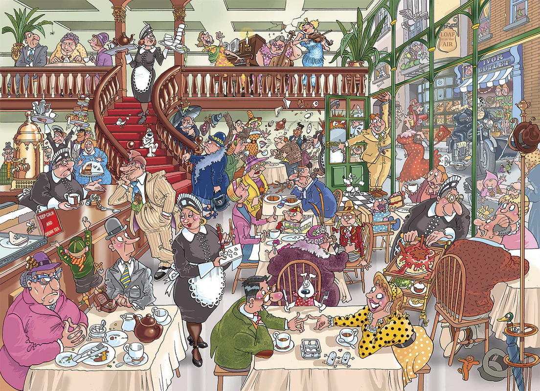 Wasgij? Destiny 18 - Fast Food Frenzy! 1000 Piece Jigsaw - Image 3