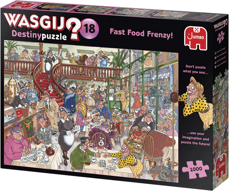 Wasgij? Destiny 18 - Fast Food Frenzy! 1000 Piece Jigsaw - Image 4