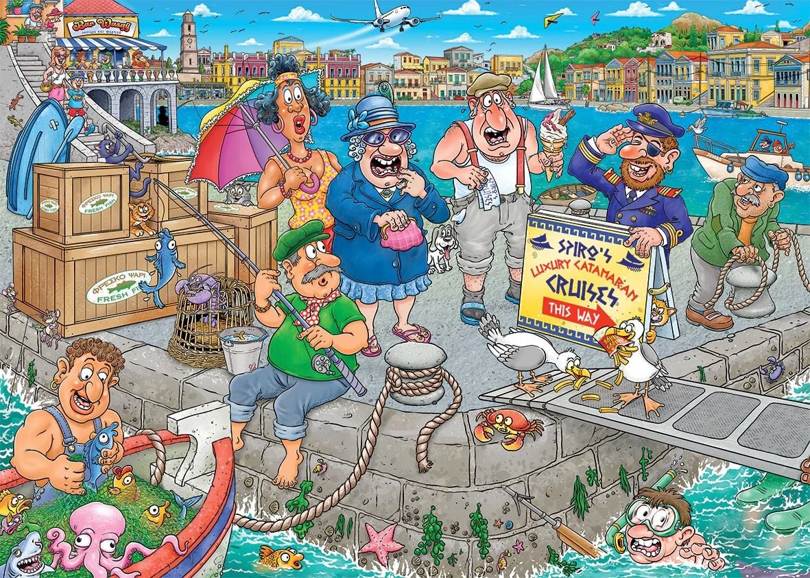 Wasgij? Original 47 - Boating Bedlam! - Image 3