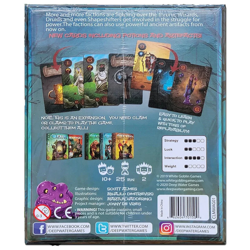 White Goblin Games Claim Reinforcements: Magic Card Game - Image 2