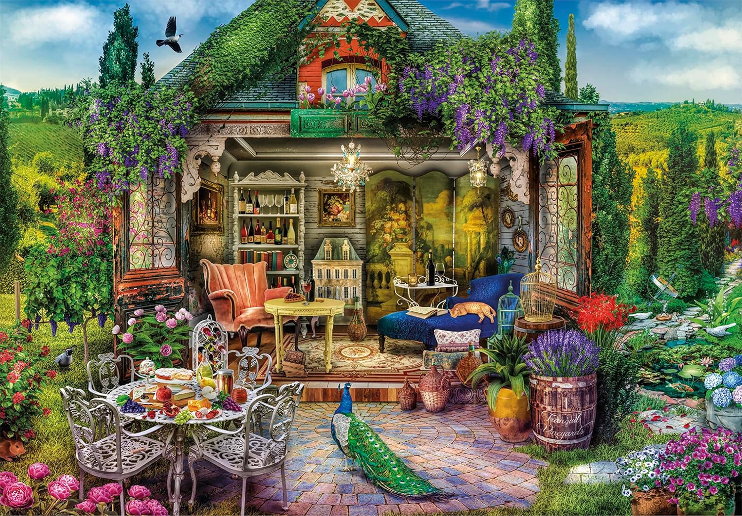 Wine Country Escape 1000 Piece Jigsaw - Image 2