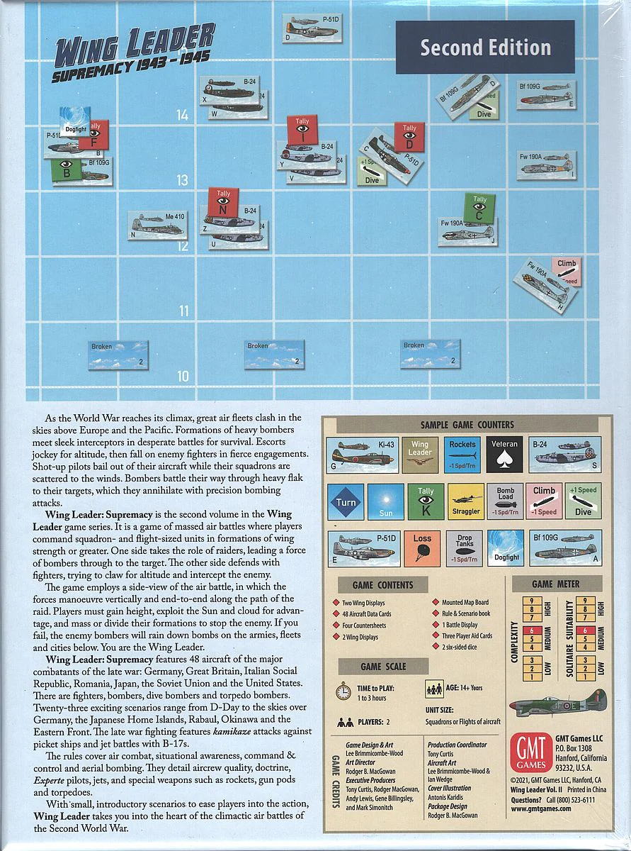 Wing Leader: Supremacy 1943-1945 - 2nd Edition Update Kit - Image 4