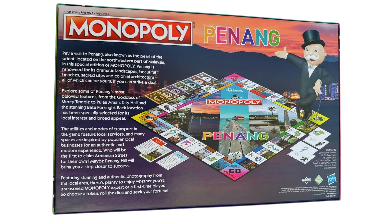 Winning Moves Monopoly City Editions - Penang - Image 2