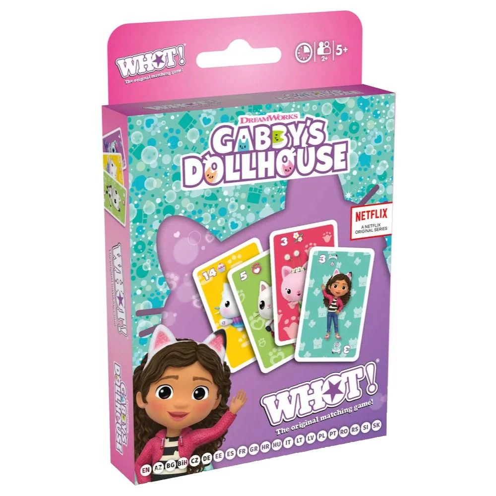 Winning Moves WHOT Gabby's Dollhouse Card Game