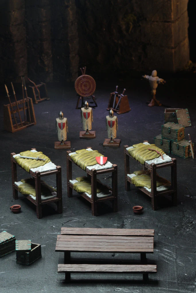 WizKids 4D Settings Castle Barracks - Image 6