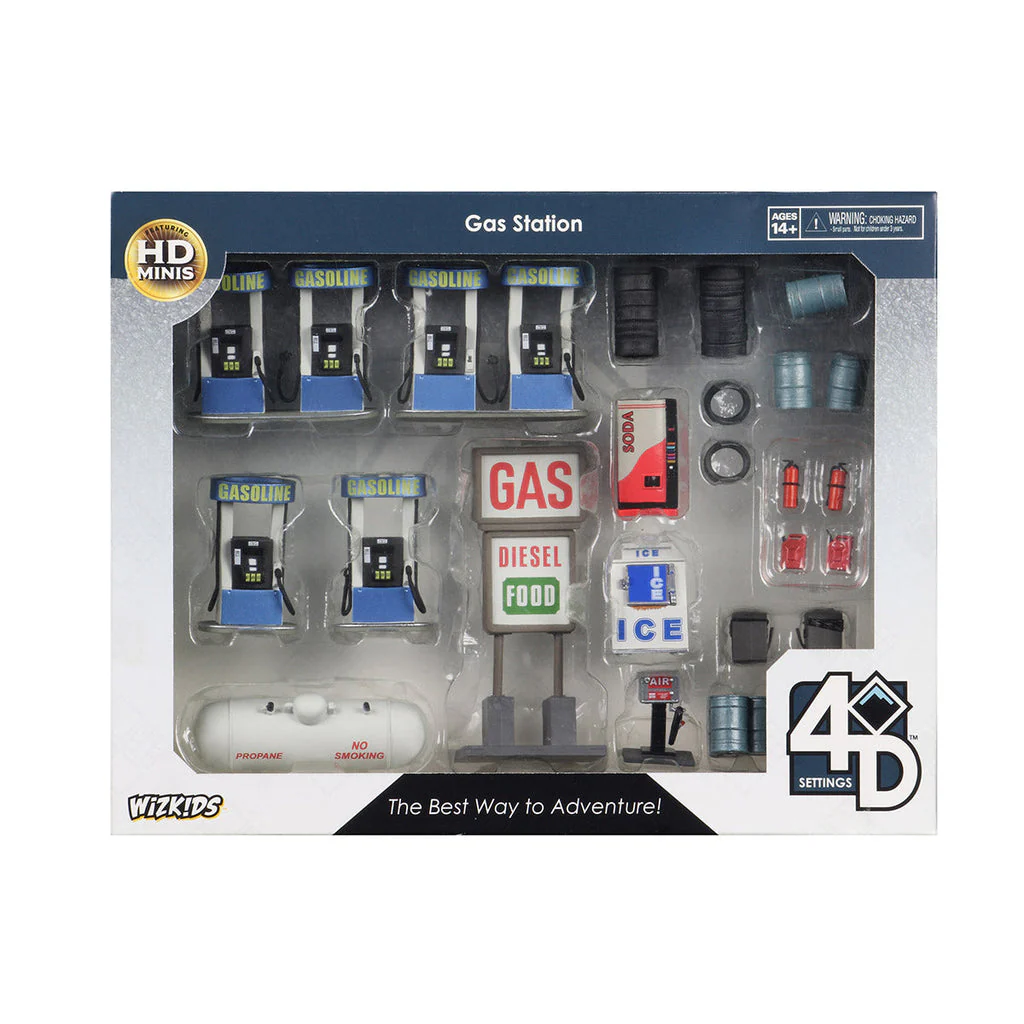 WizKids 4D Settings Gas Station