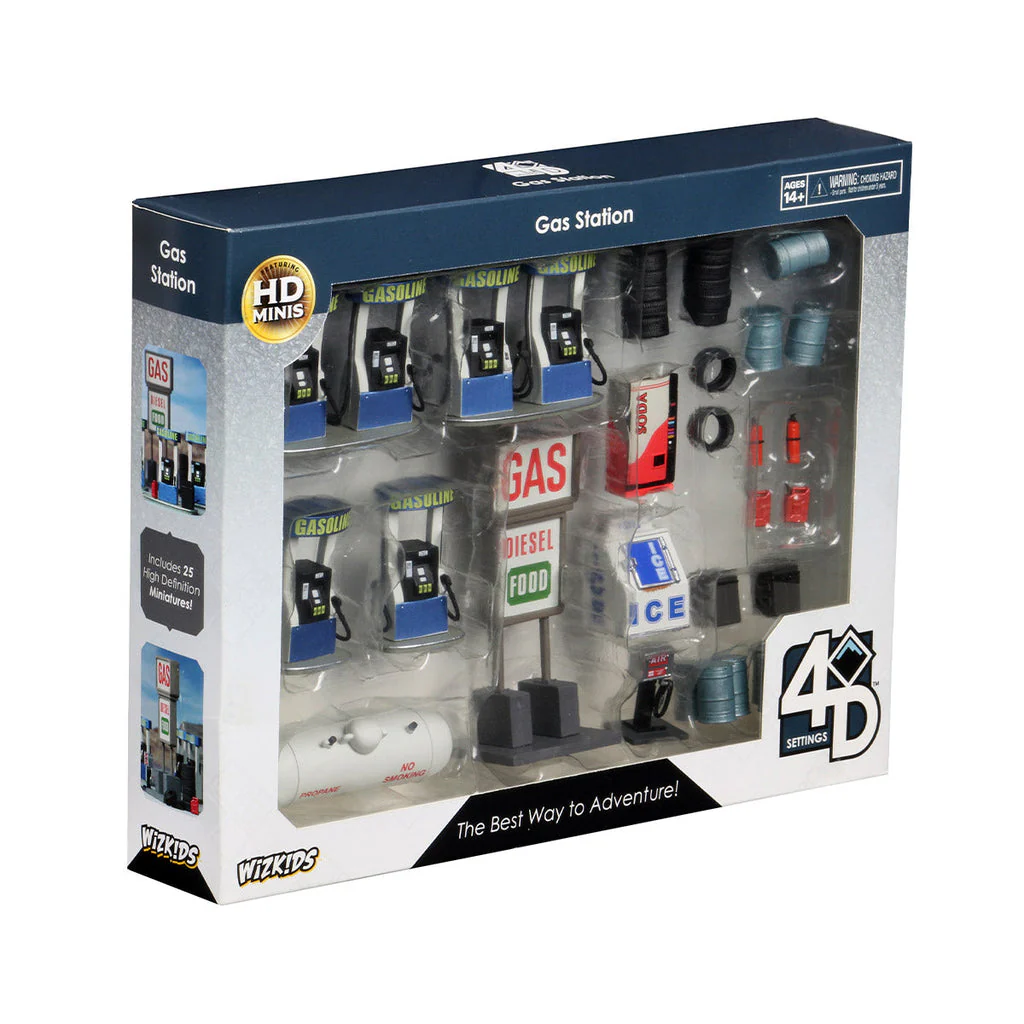 WizKids 4D Settings Gas Station - Image 3