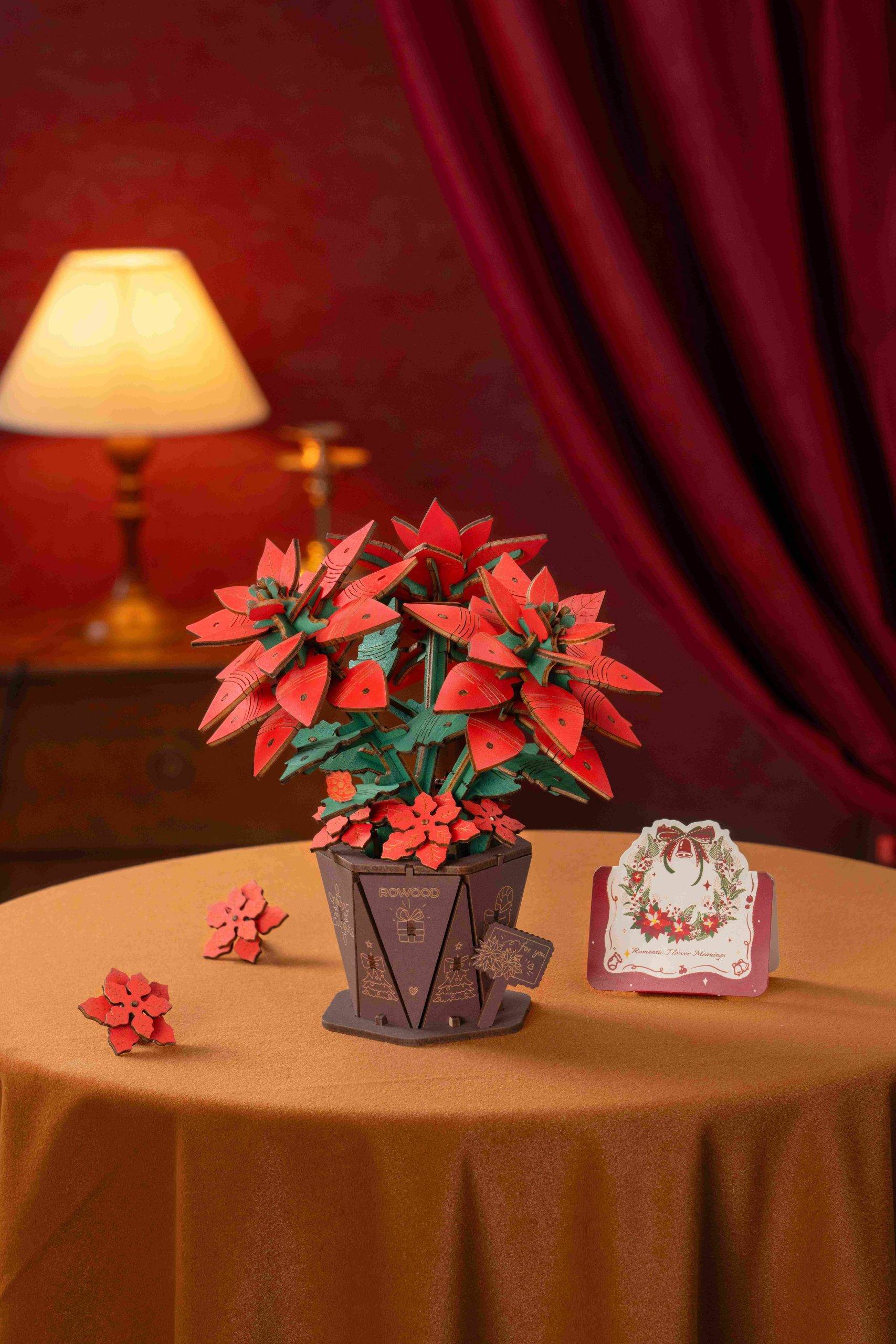 Wood Bloom Poinsettia - Image 6