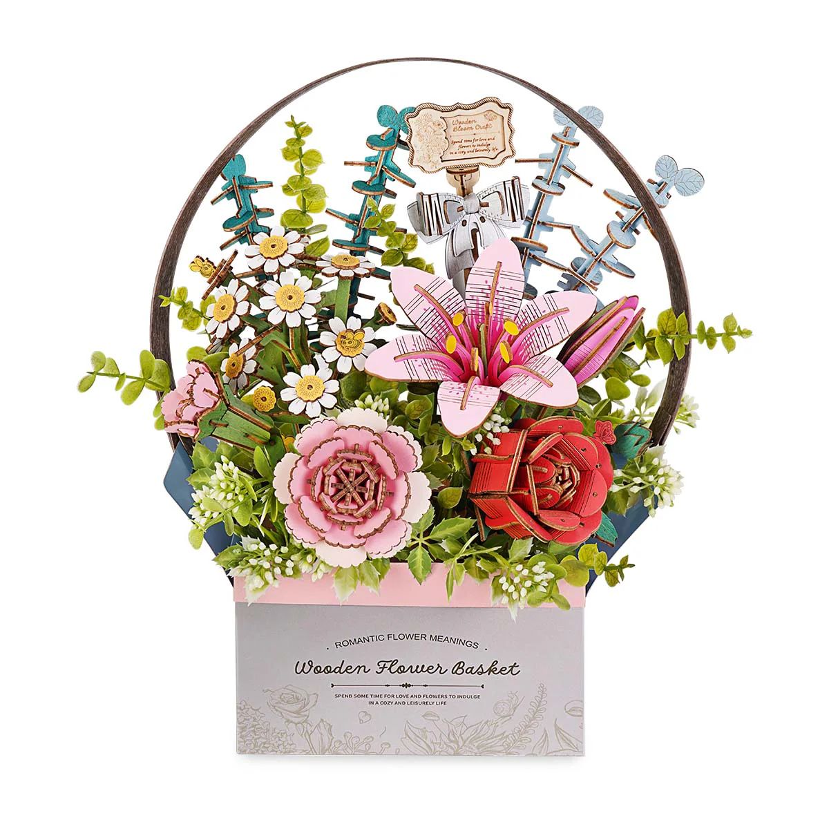 Wooden Bloom Flower Basket Diy - Image 3