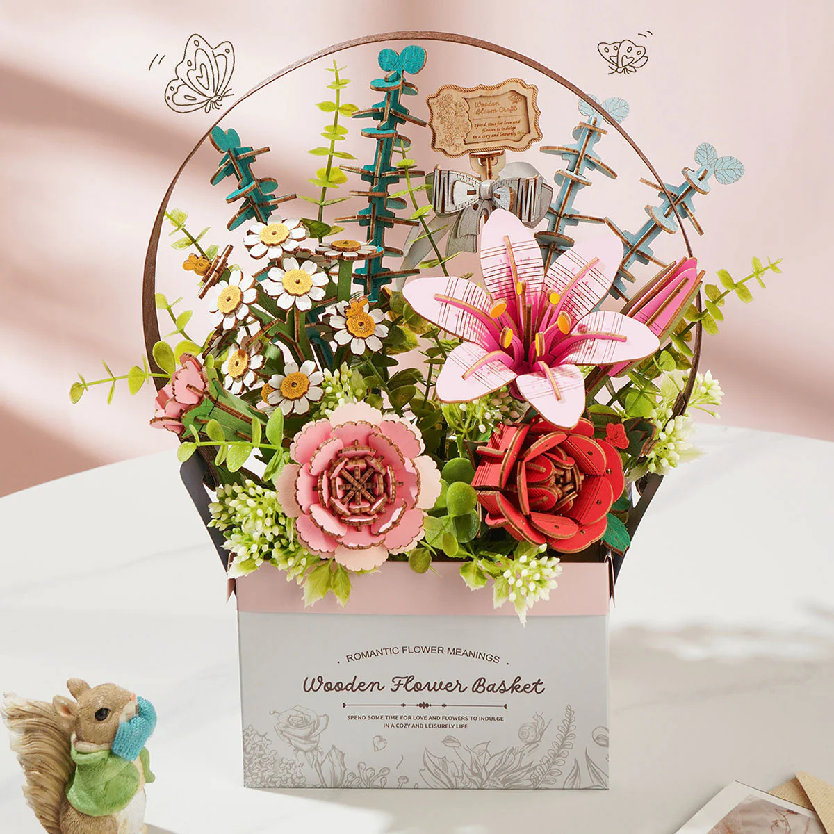 Wooden Bloom Flower Basket Diy - Image 4