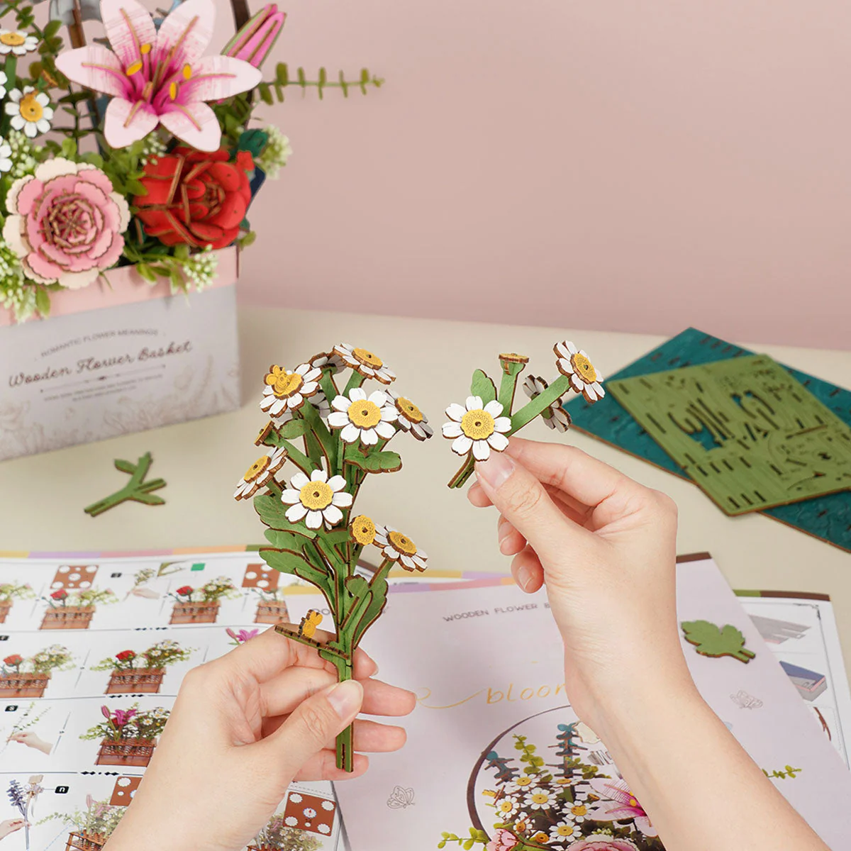 Wooden Bloom Flower Basket Diy - Image 6