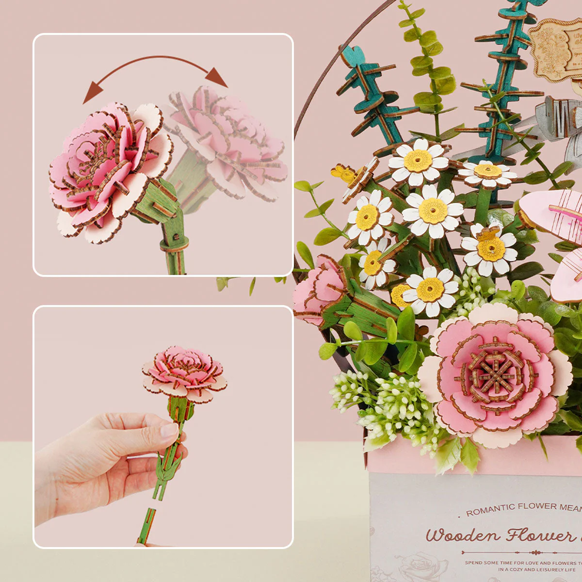 Wooden Bloom Flower Basket Diy - Image 7