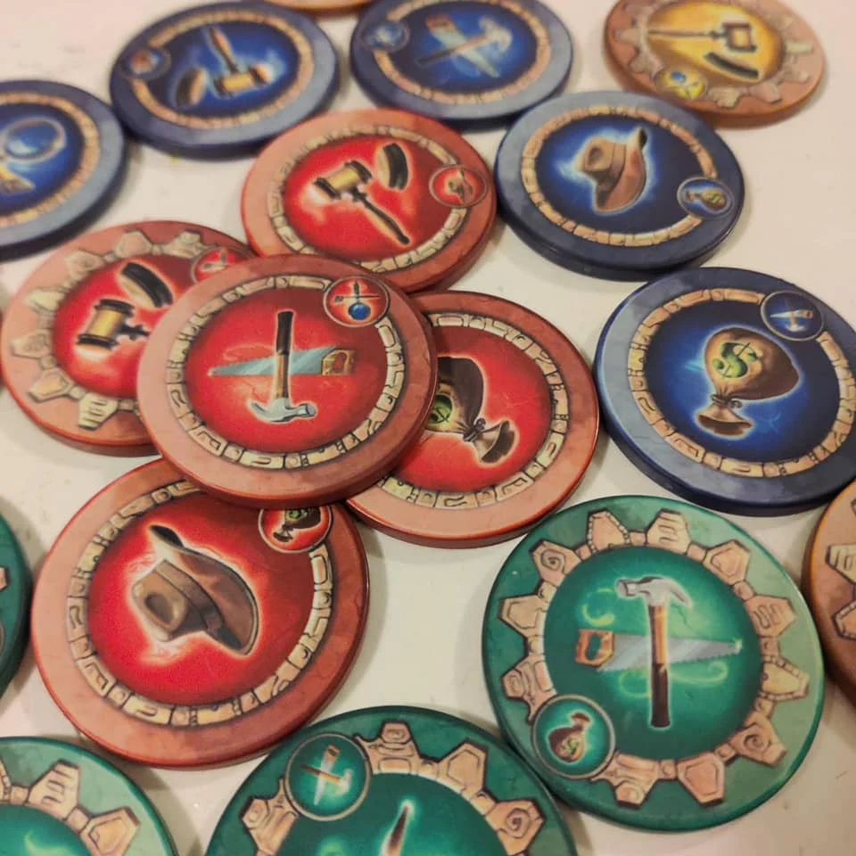 Worldshapers Games - Curators Chips Add-On for Board Games