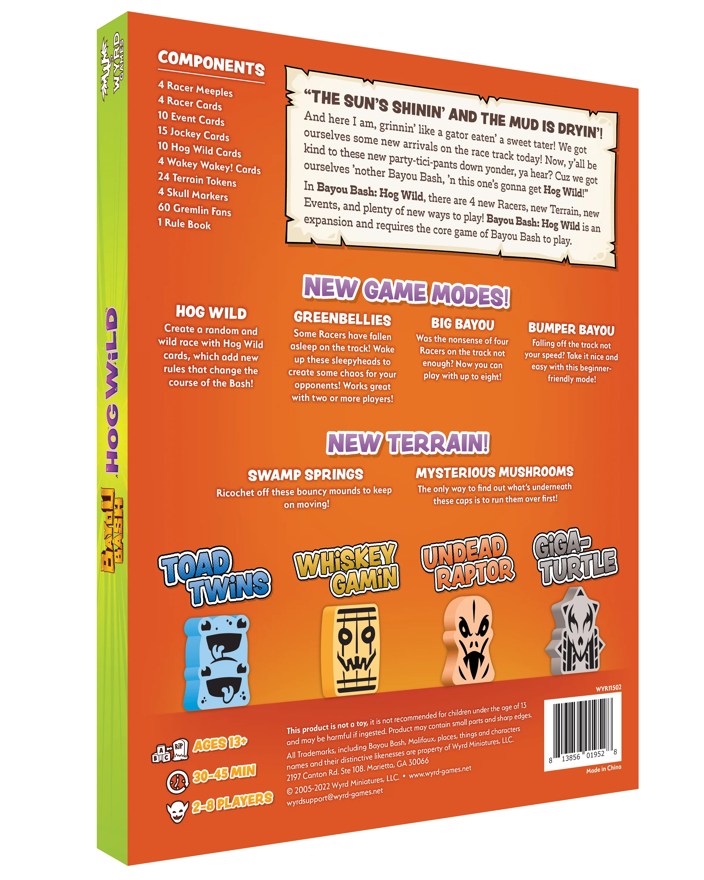 Wyrd Games: Board Games: Bayou Bash Hog Wild - Preorder - Image 2