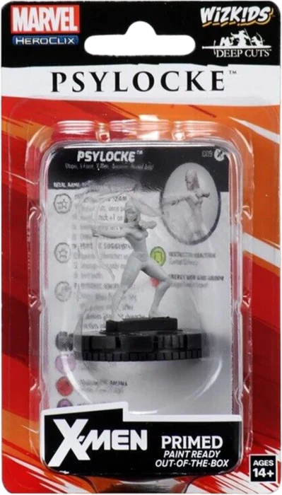 X-Men Comics - Unpainted Psylocke Miniature Figure - Image 2