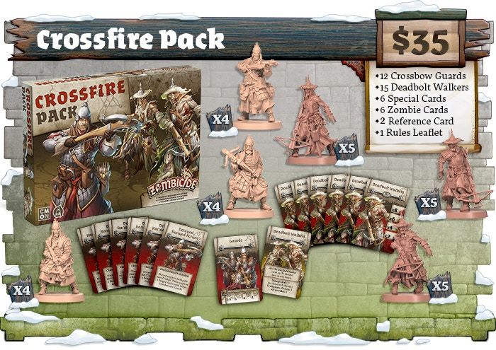 Zombicide: White Death - Crossfire Pack - Image 2